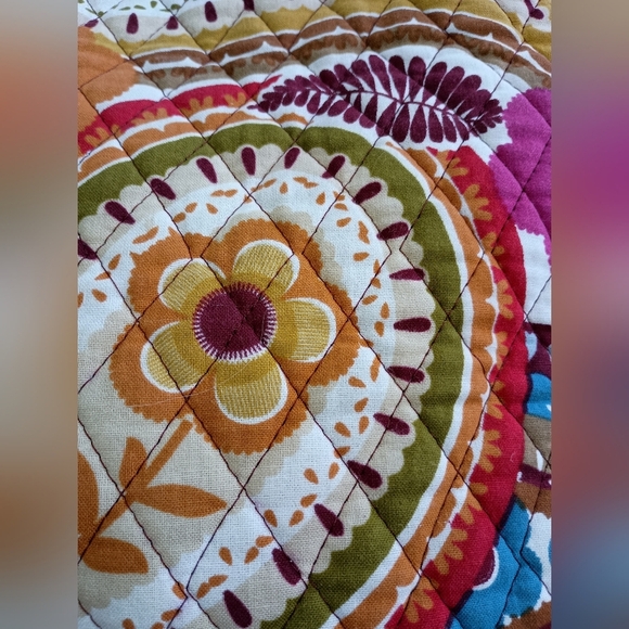 Colorful Paisley Quilted Women's Bag/Tote - Picture 2 of 8